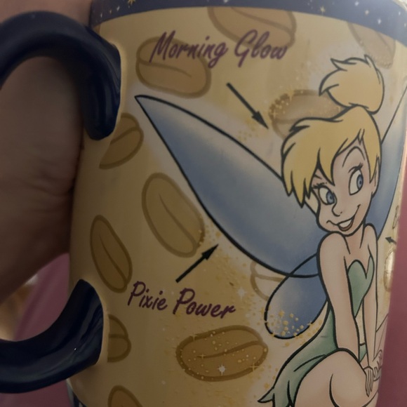 NWOT DISNEY Tinker Bell Magical Mornings Mug W/Painted Handle and Sharp Images - Picture 11 of 11